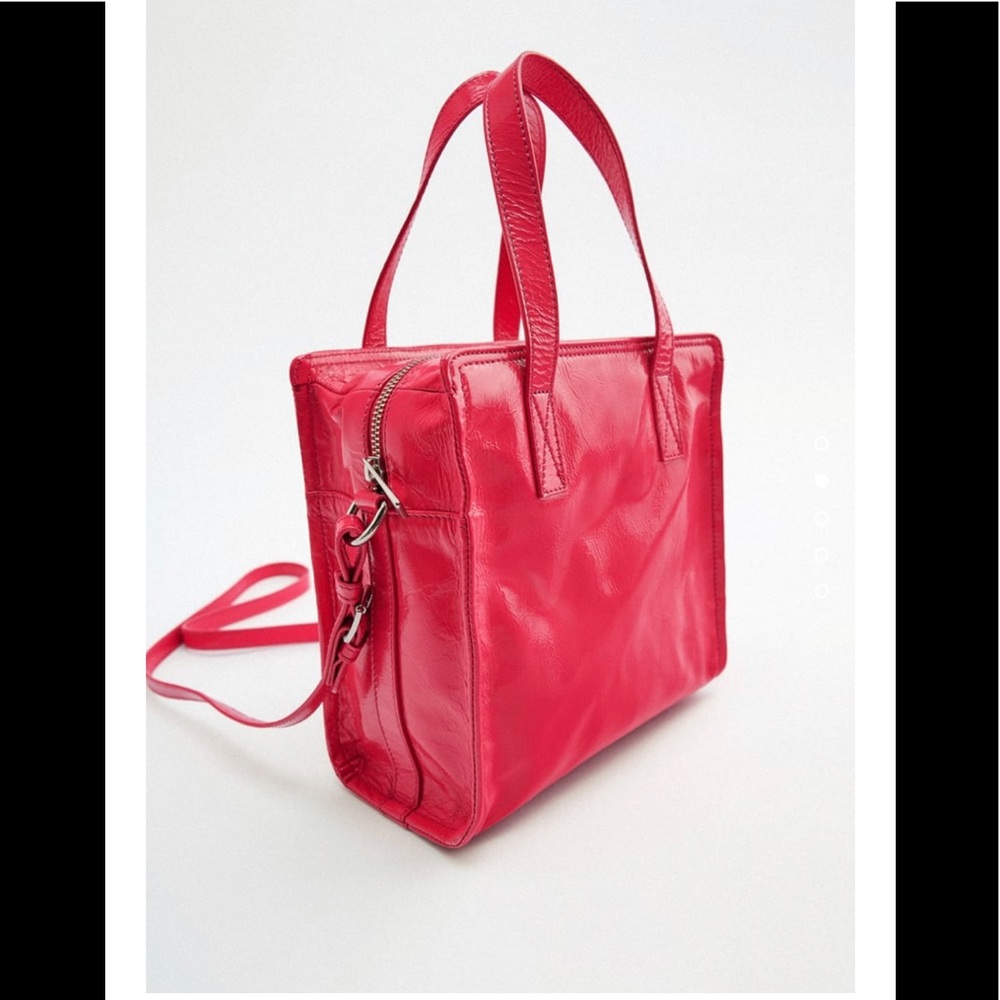 Zara Leather Mini Tote bag